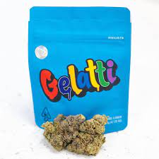 Gelatti is a hybrid marijuana strain bred by crossing Gelato and Biscotti. This strain is hard to find outside of California (like most strains from Cookies). The effects of Gelatti are known to be relaxing. Gelatti packs a punch with dense, kushy nugs that come with big oily trichomes. The straight gas terpenes will make any old school OG lover’s day with a thick mouthful that coats your senses as you exhale into a stoney haze.